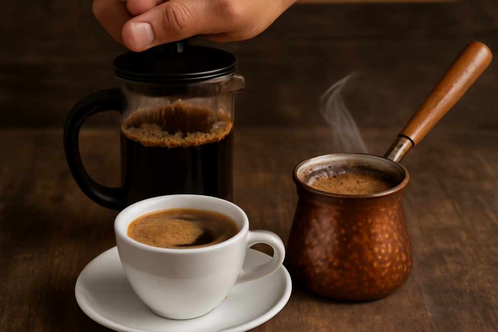 دم‌آوری قهوه